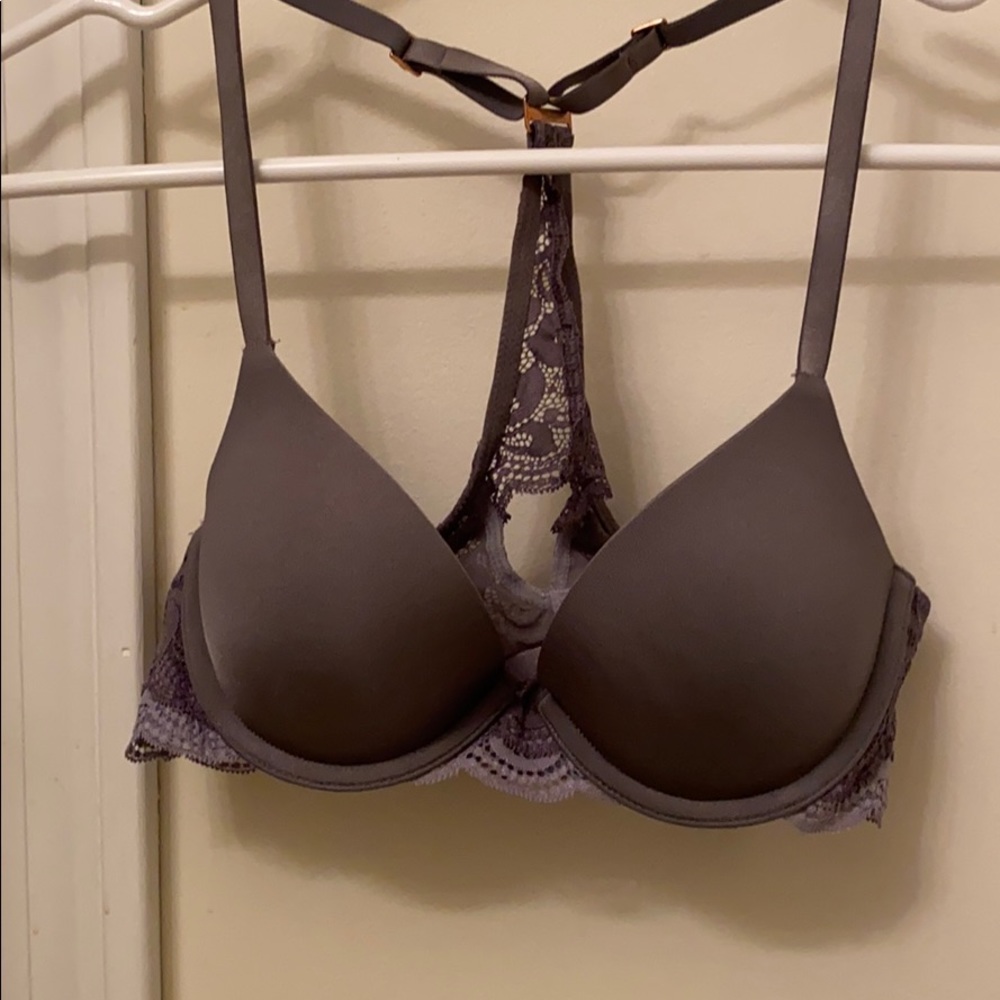 Aerie gray Razorback bra